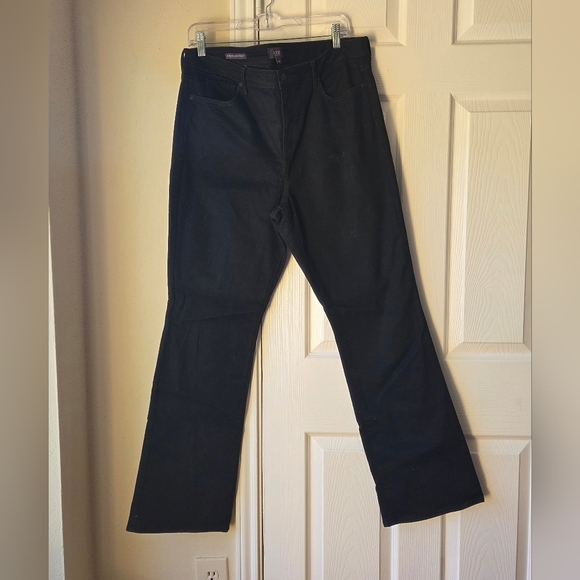 NYDJ Black Jeans 16 Barbara High Waist Stretch Bootcut Pants - Picture 2 of 11